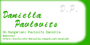 daniella pavlovits business card